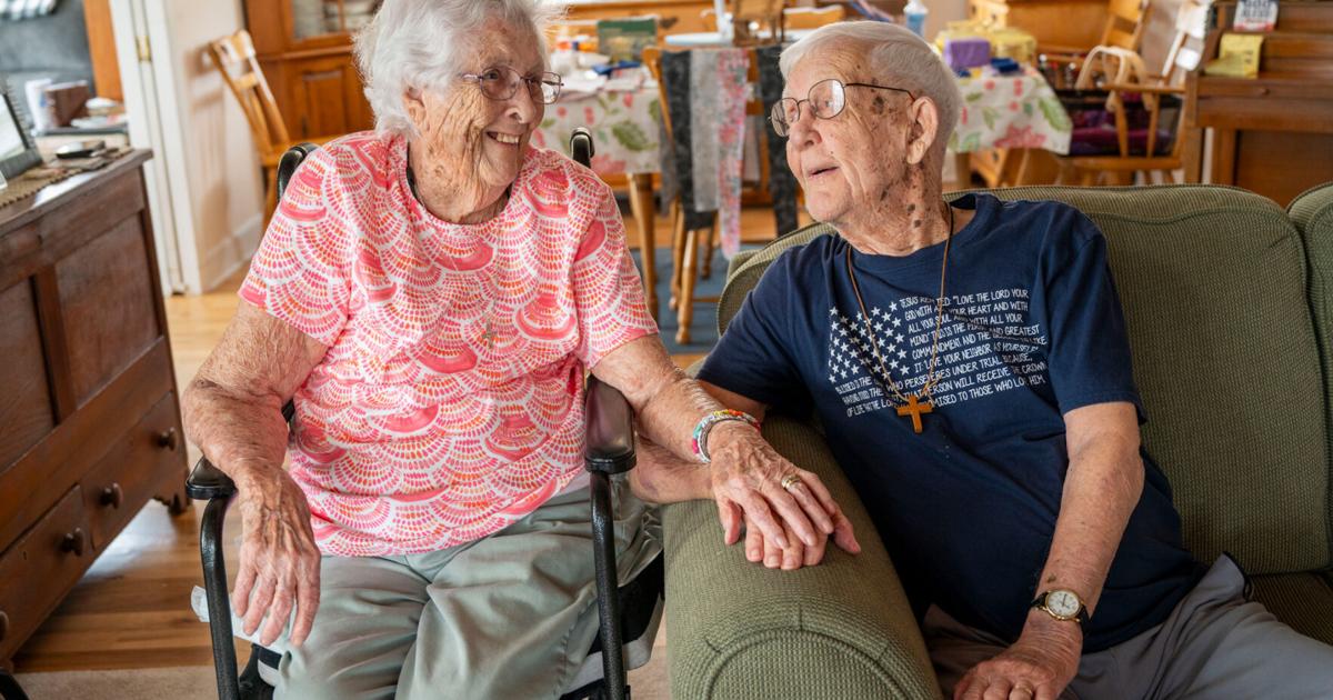 Beams celebrate 75 years of marriage
