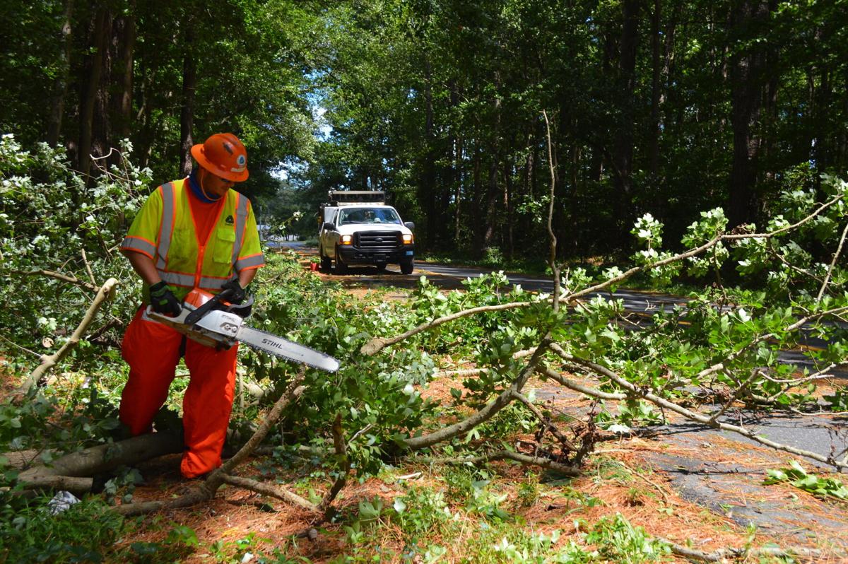 DelDOT clears road debris in Frankford