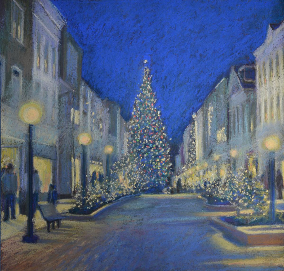 L. Hickman  Salisbury Christmas   Pastel.jpg