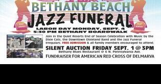 Jazz Funeral, silent auction set for Labor Day weekend in Bethany Beach - Vimarsana News