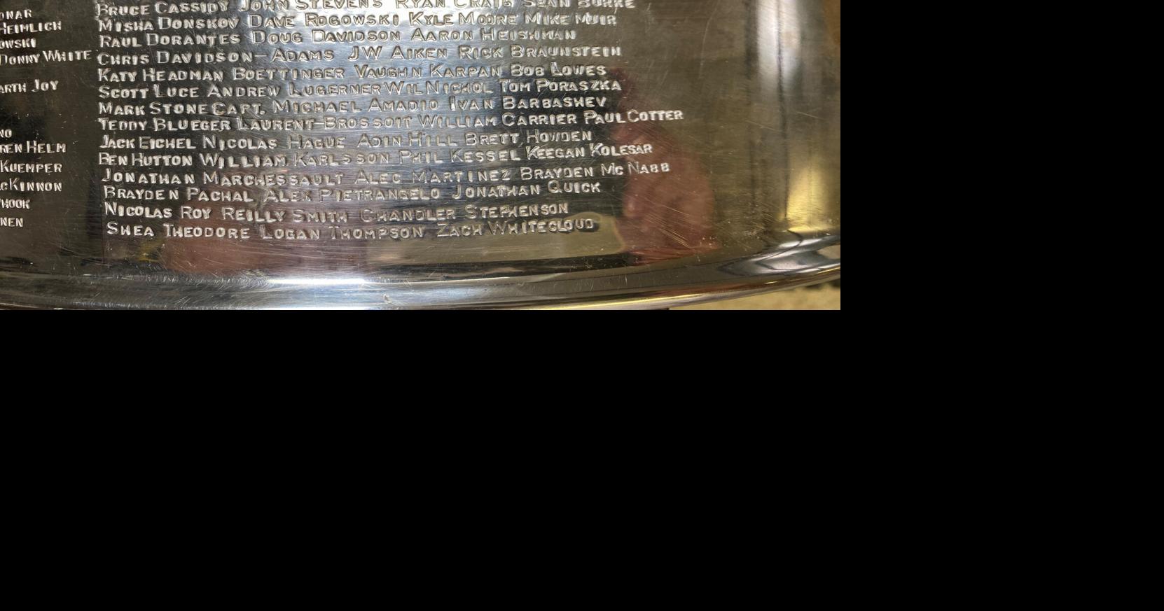 A first look at the Washington Capitals' engraving on the Stanley Cup