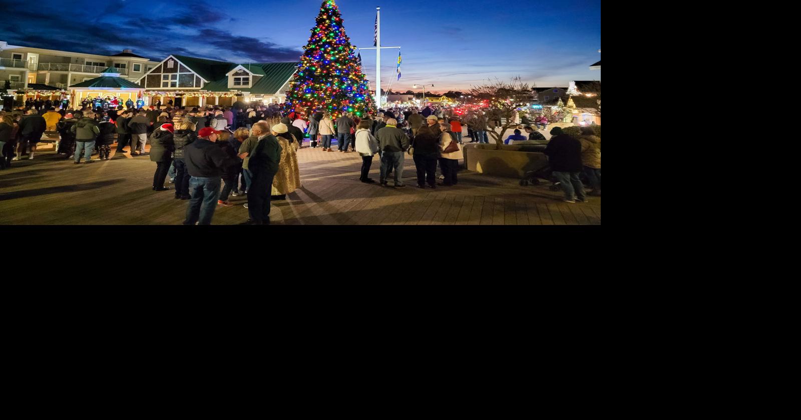 Rehoboth Beach Christmas Tree Lighting 2022 Sunset Over Holiday Happenings | Point Pics | Coastalpoint.com