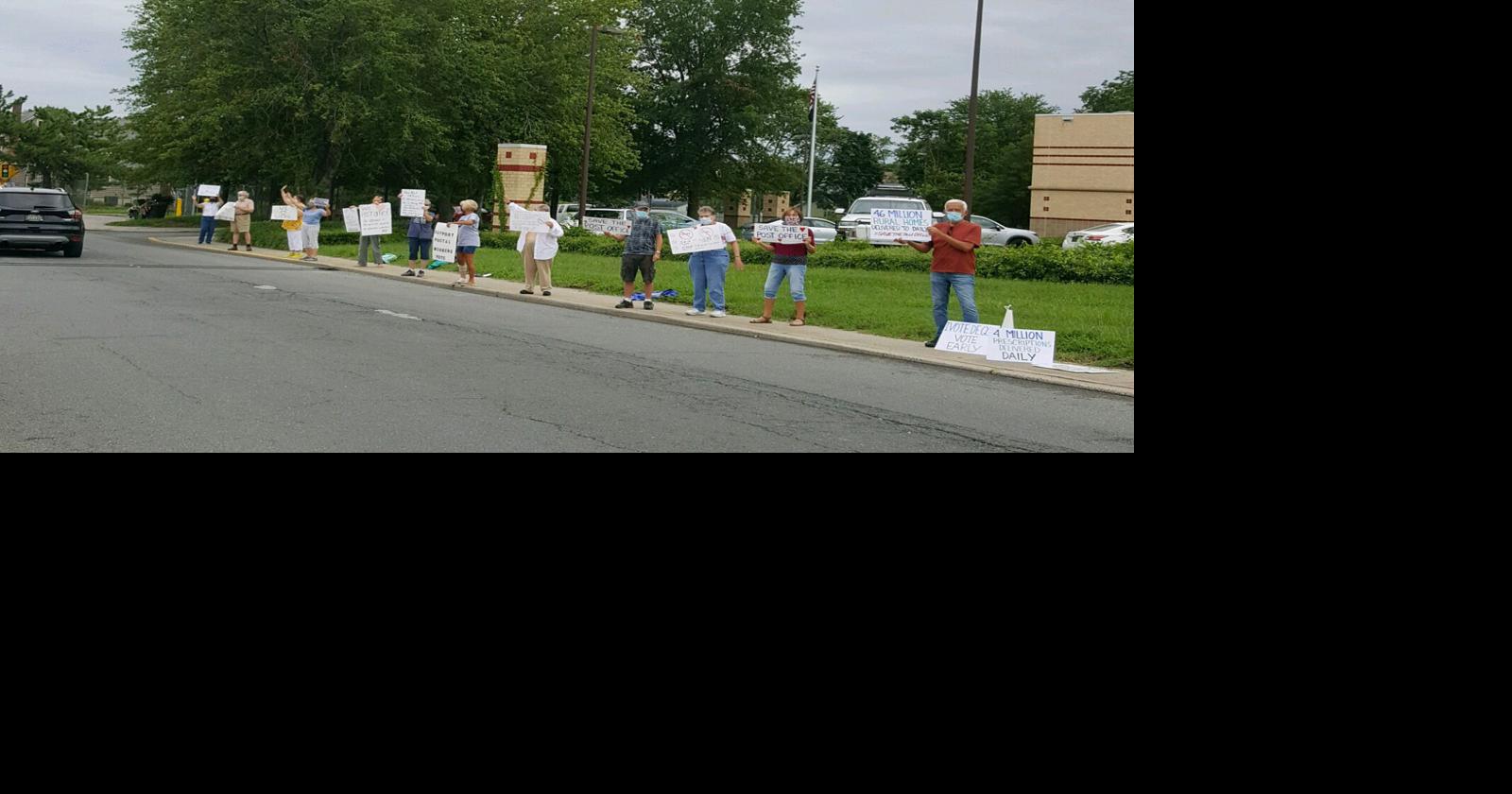 Save the Post Office demonstration held in Millsboro News