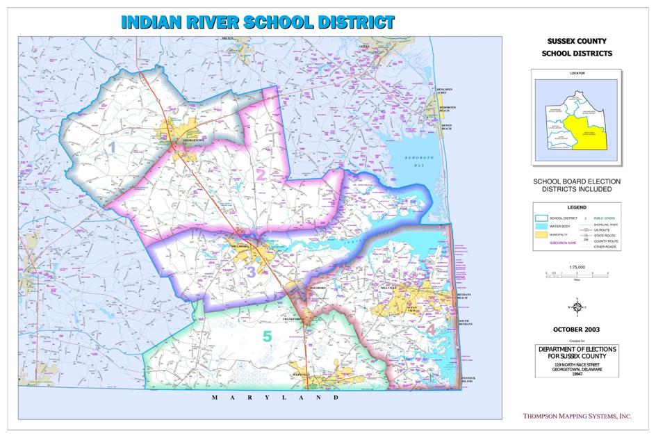 School Board District Map