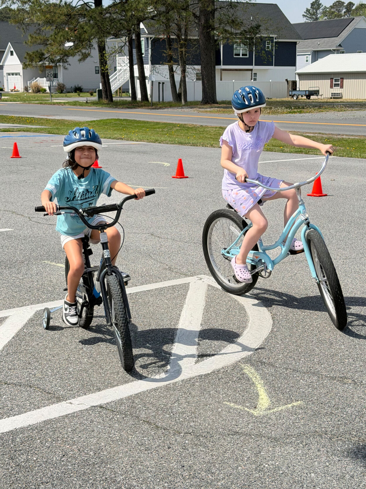 Ocean View Police Department teaches students bicycle safety ...