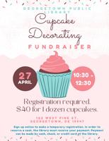 Community coming together for cupcake decorating fundraiser