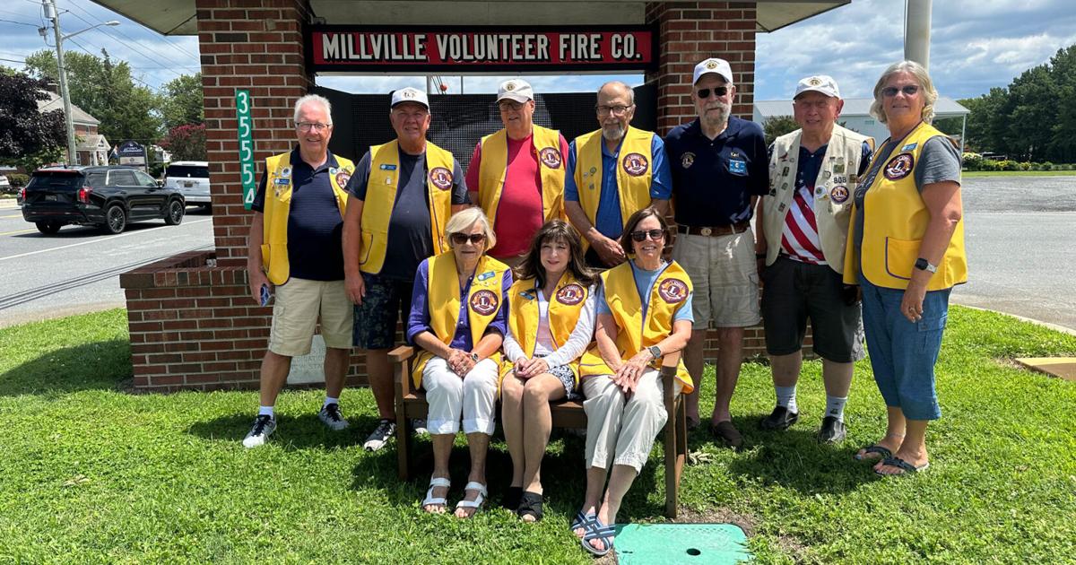 Lions Club donates bench to MVFC