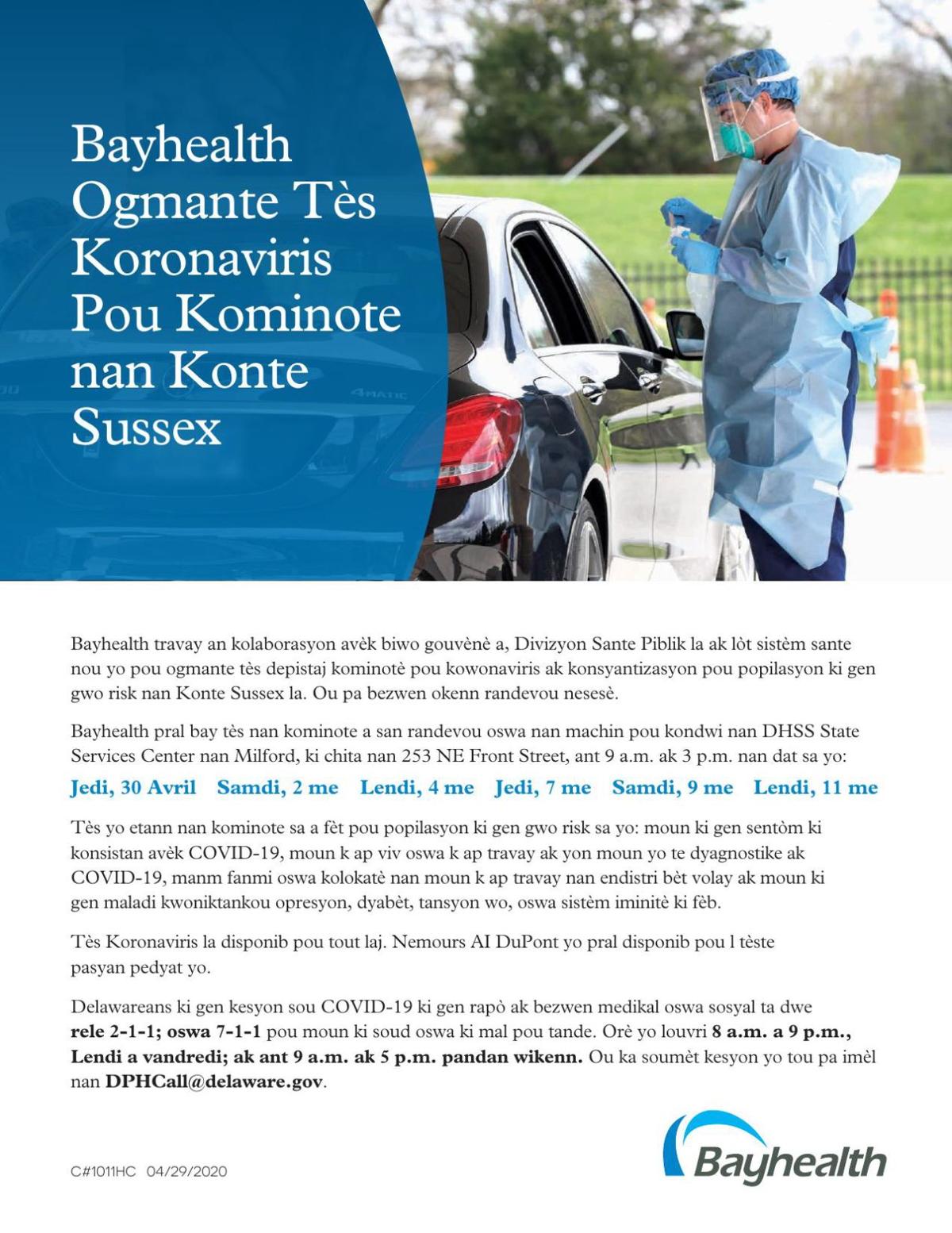 Bayhealth Ogmante Tes Koronaviris Coronavirus Coastalpoint Com