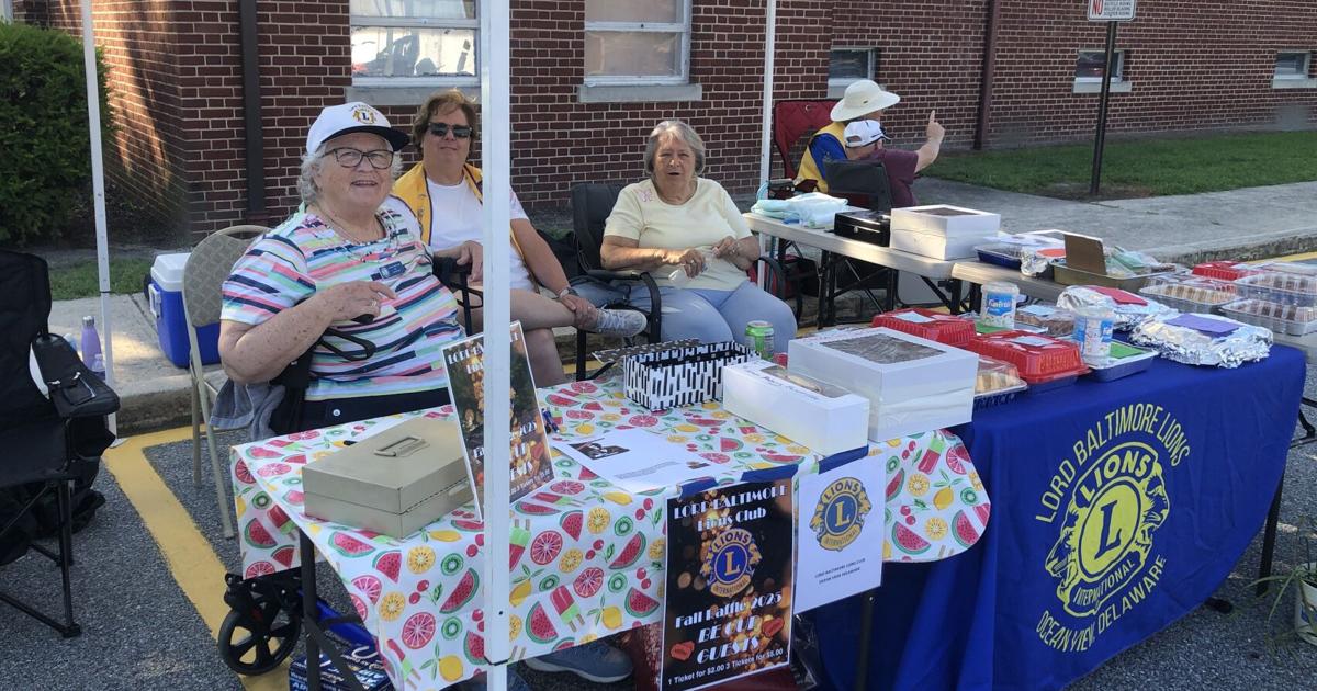 Lord Baltimore Lions Club holds yard and bake sale