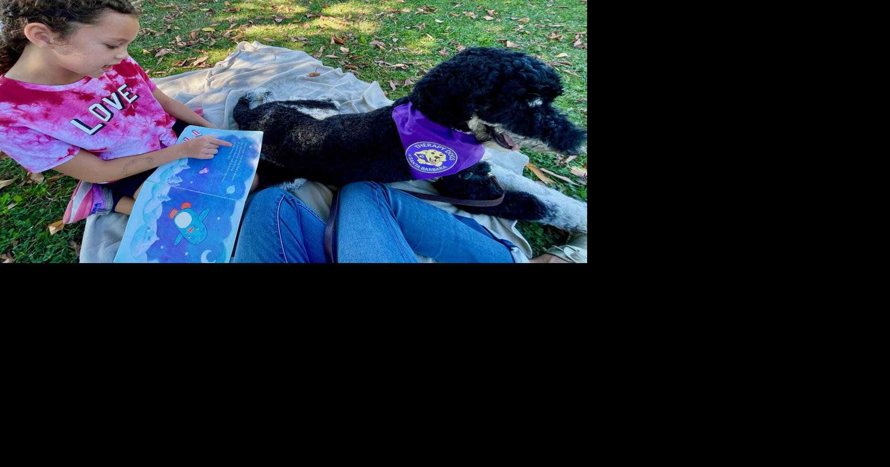 After-school therapy dog reading program begins at Canalino Elementary ...