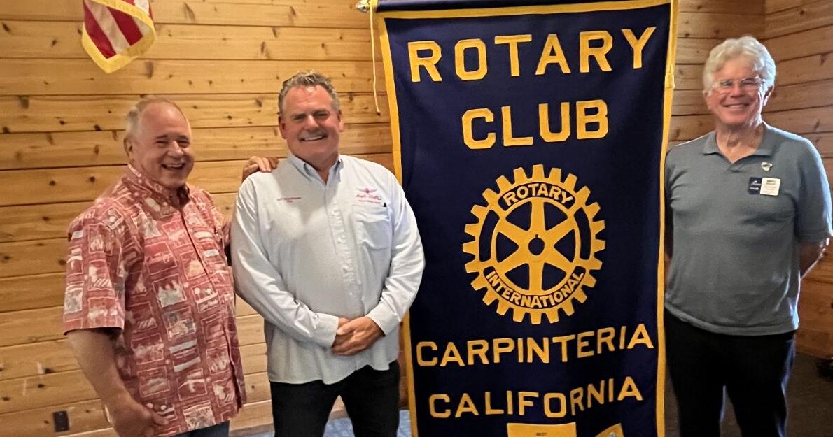 Noon Rotary meets with volunteer pilot