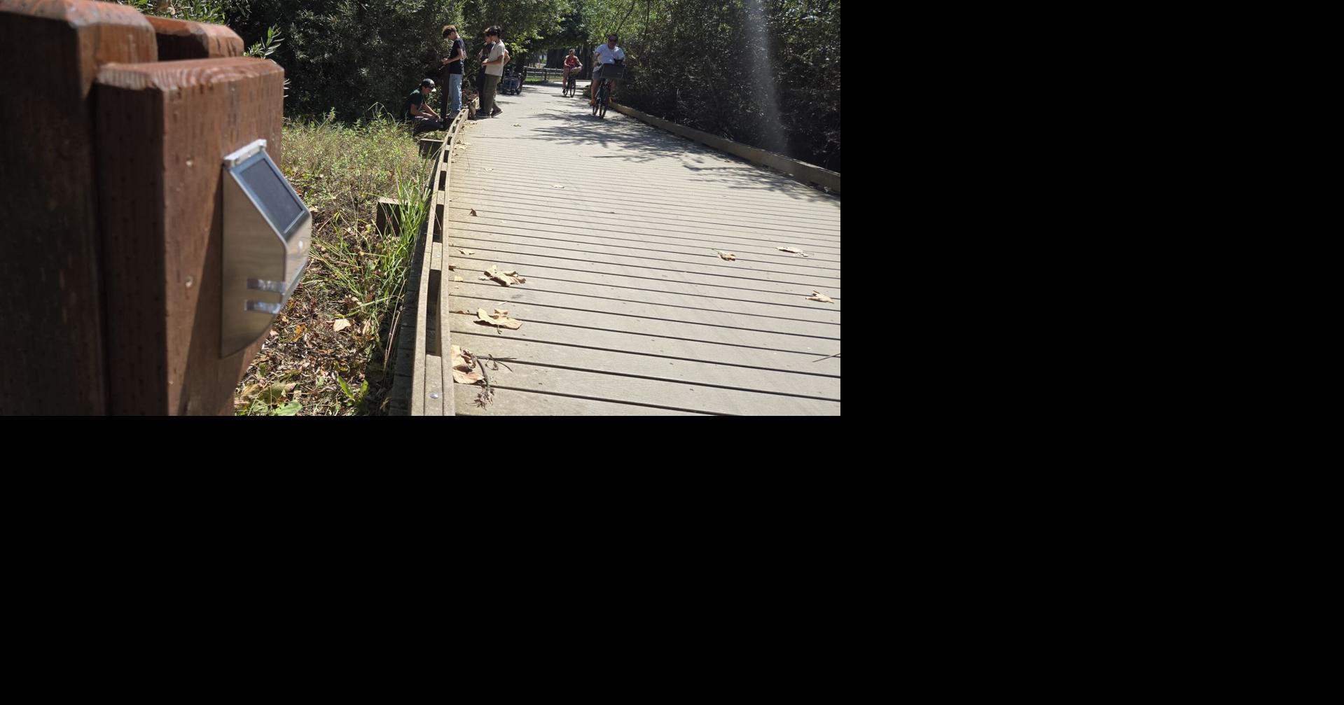 Eagle Scout project makes downtown walking path safer with new light ...