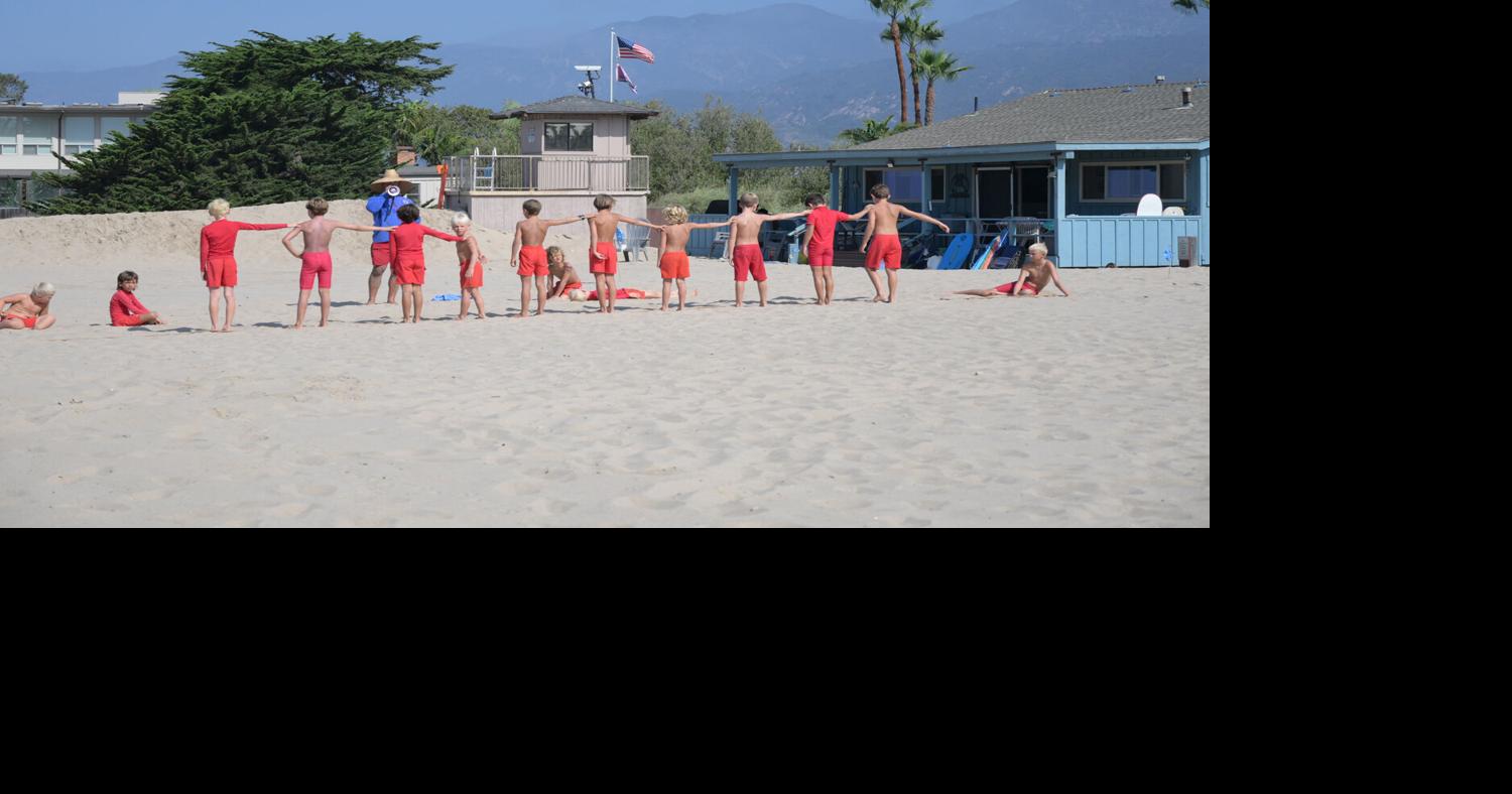 Junior Guards dominate beach for annual triathlon