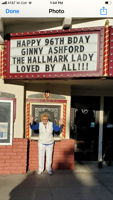 Ginny Ashford turns 96