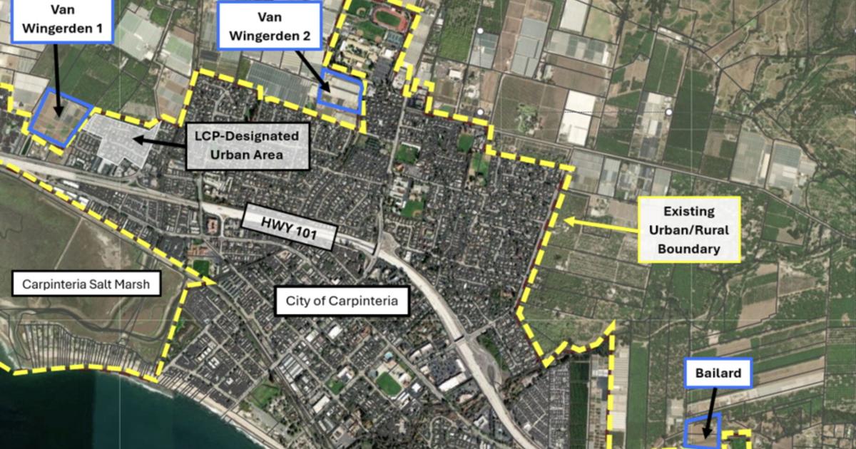 Carpenter Complex Map State body approves Carpinteria Valley housing rezones with 32% ...
