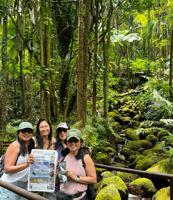 CVN admires greenery in Hawaii