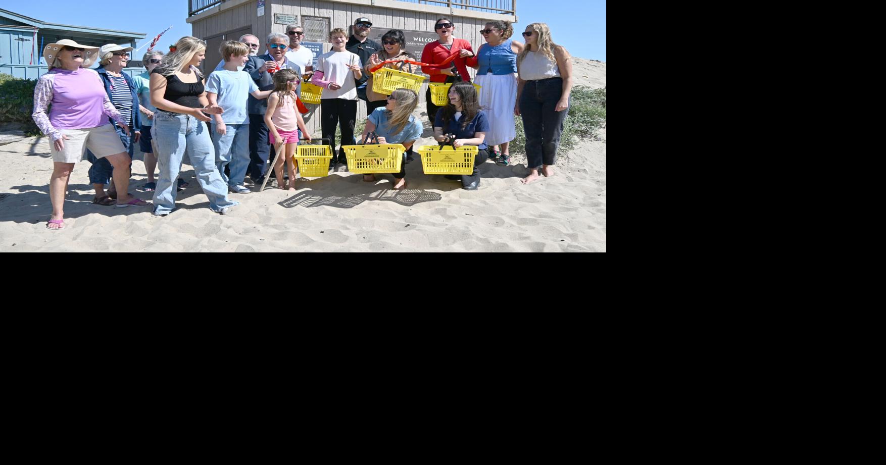 Local teen spearheads beach cleanup station for Carpinteria City Beach
