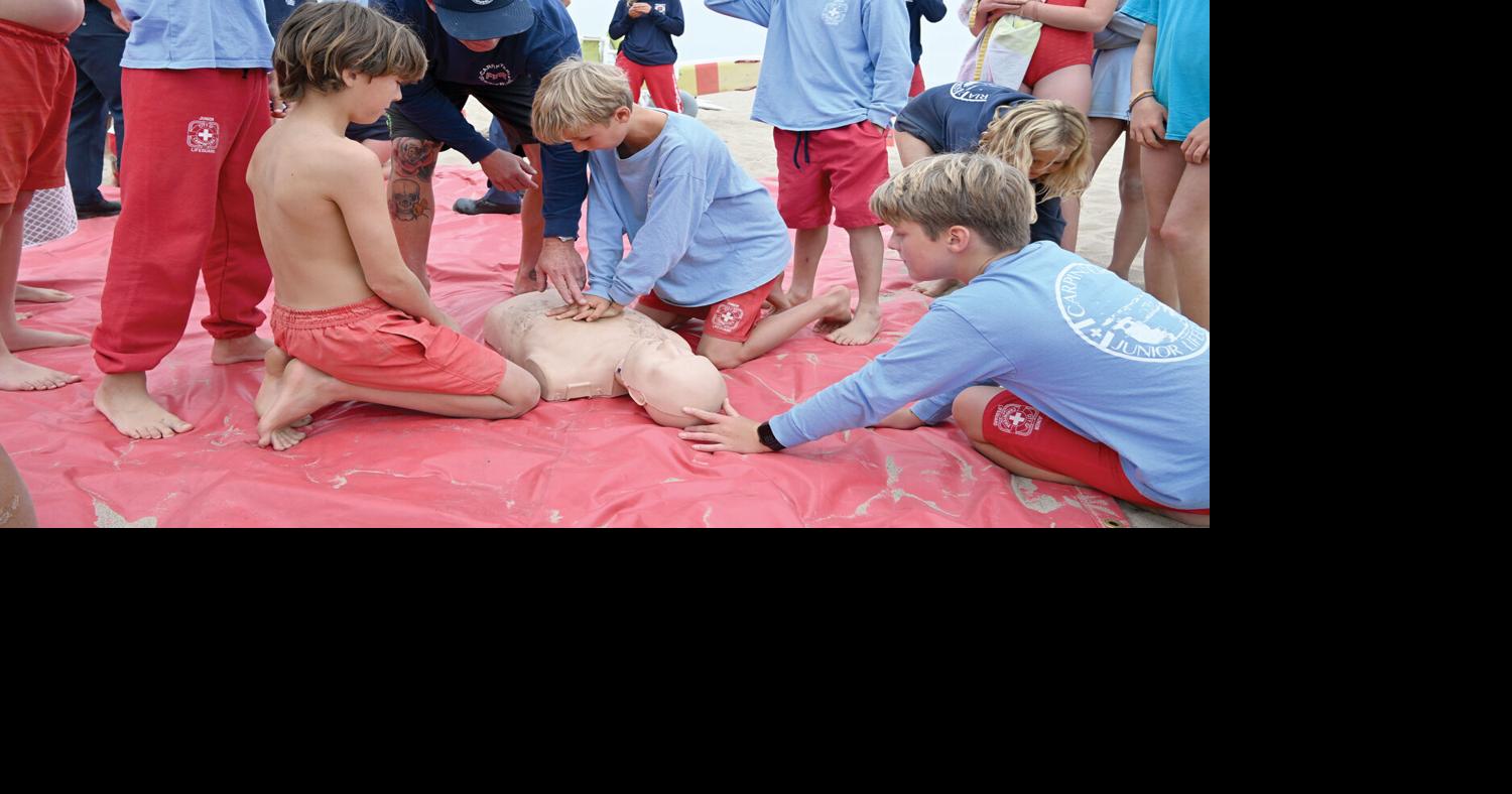 Junior Guards get hands-on training from fire district