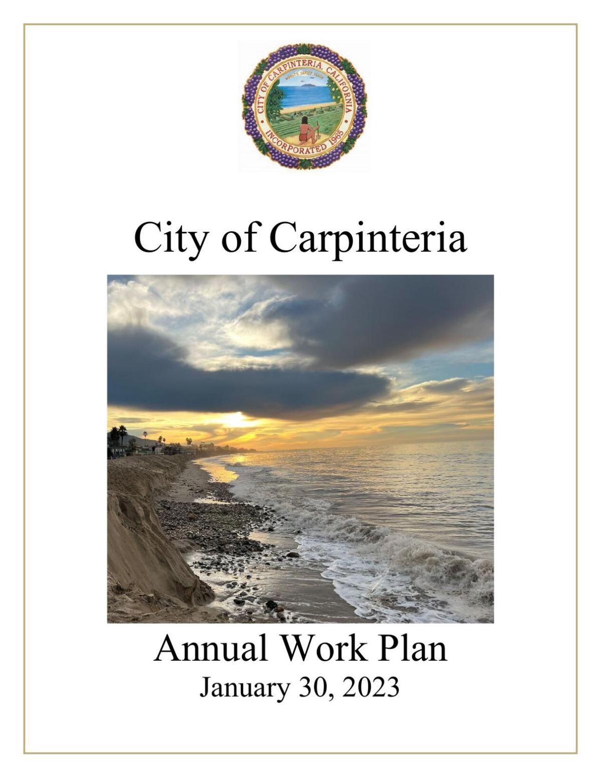 2023 Final City of Carpinteria Work Plan