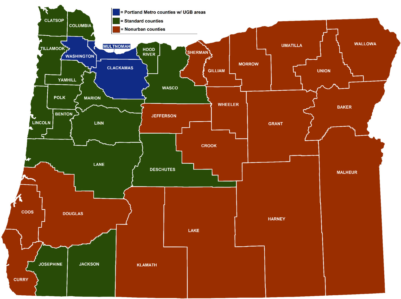 Oregon minimum wage map Clatsop County News