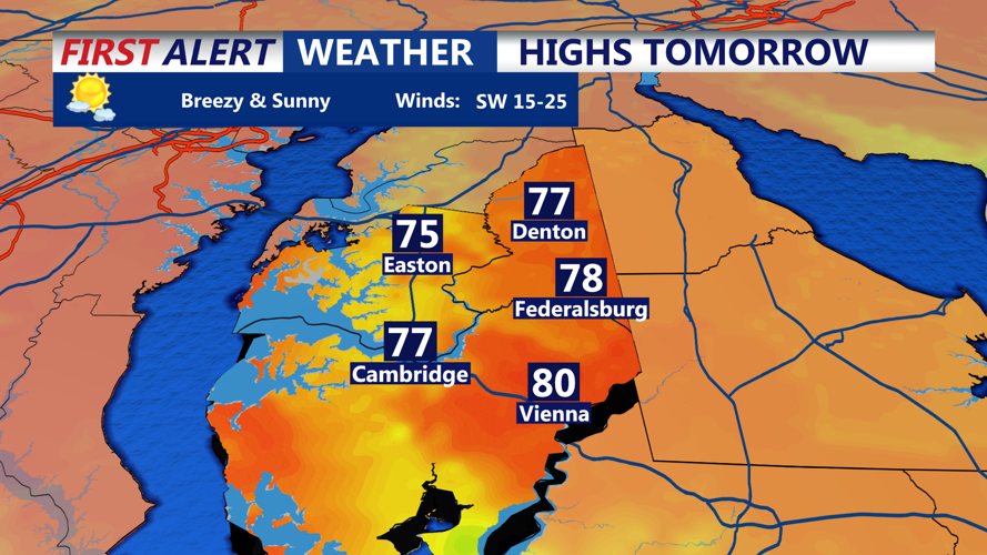 HIGHS TOMORROW CAMBRIDGE
