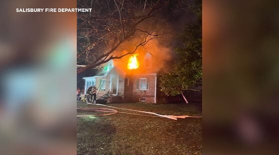 Salisbury house fire