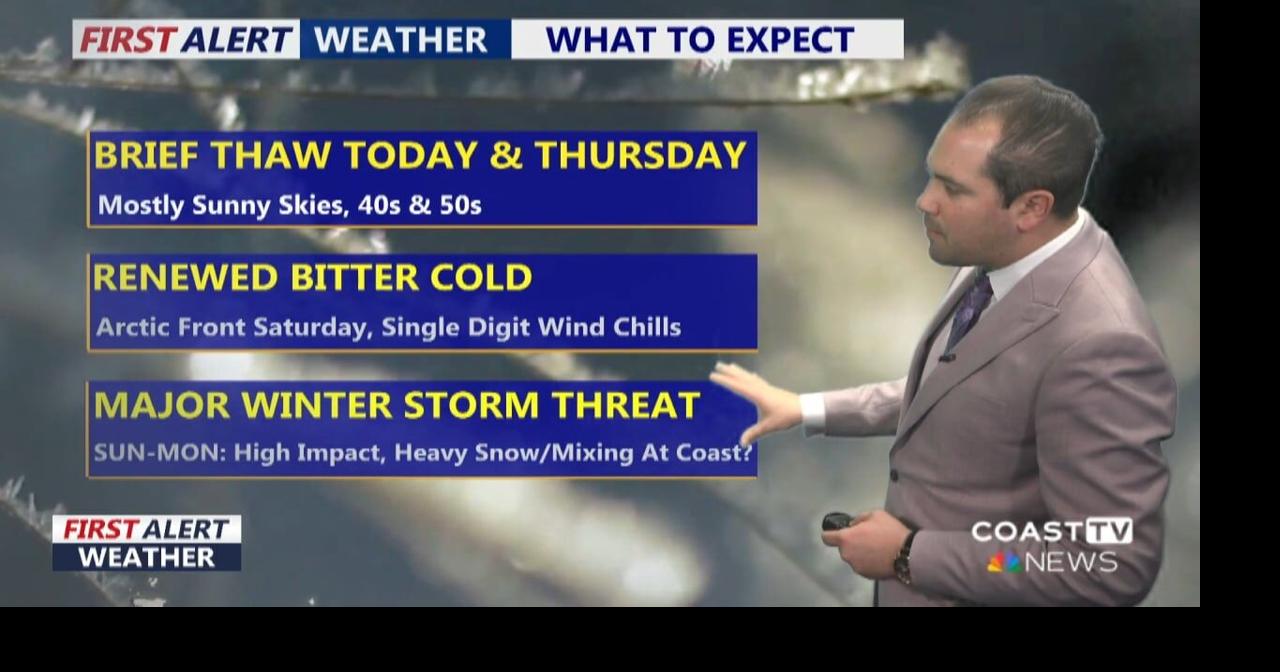 Wednesday Midday Forecast Update, January 21st, 2026 | Weather ...
