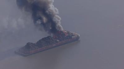 Barge Fire