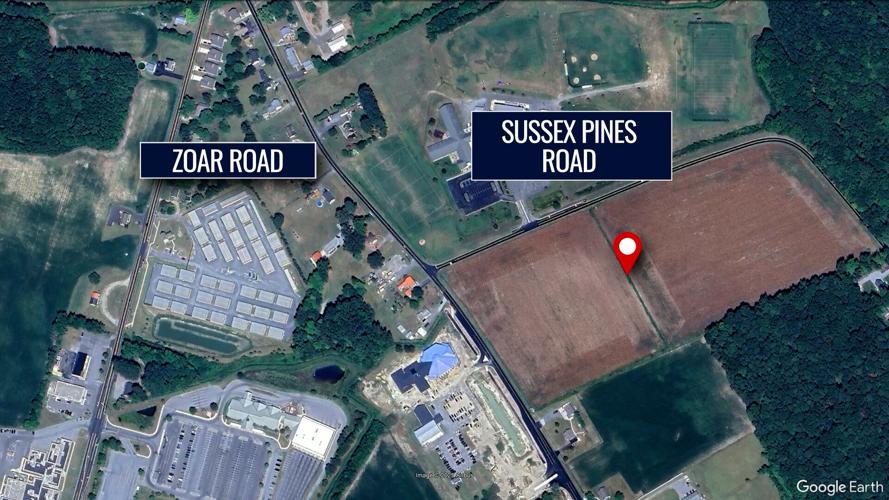 Map showing where the parcels are.