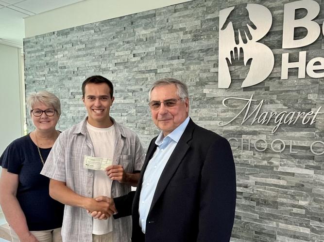 The Lord Baltimore Lions Club scholarship recipient