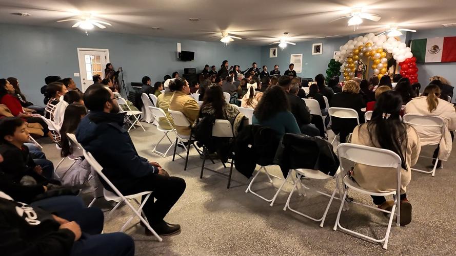 Attendees at the event.