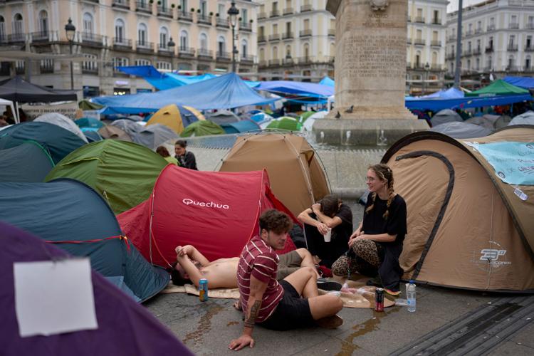Spain Housing Protest