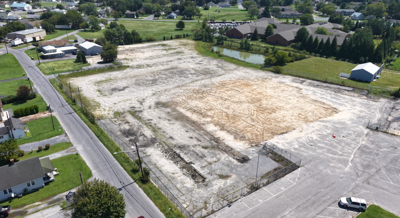 The land where the ChristianaCare's proposed health care campus will be.