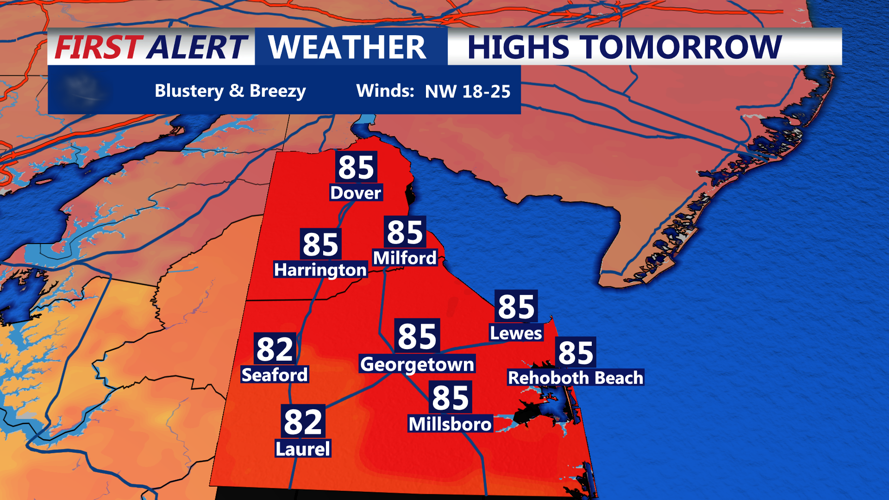 HIGHS TOMORROW - SUSSEX