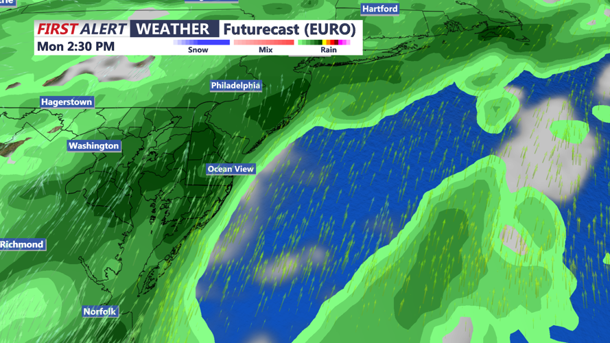 next week rain