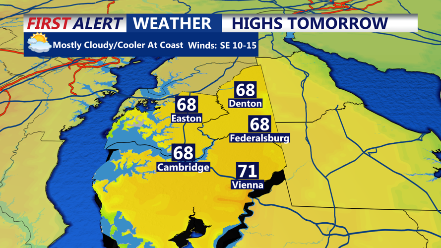 Moday Eastern Shore Highs