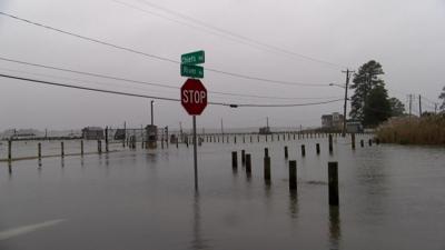 Latest Storm Results In Flooded Roads & High Winds Along Northern Coast