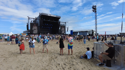 Crowds gathering for Oceans Calling last year