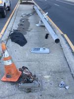 Hit-and-run destroys two Dewey police cameras