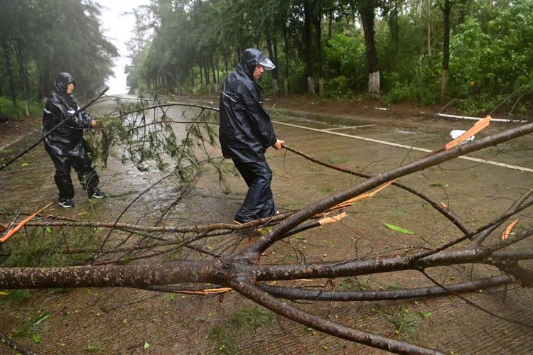 China Asia Storms Extreme Weather