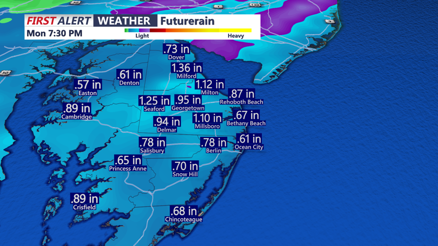 rain totals