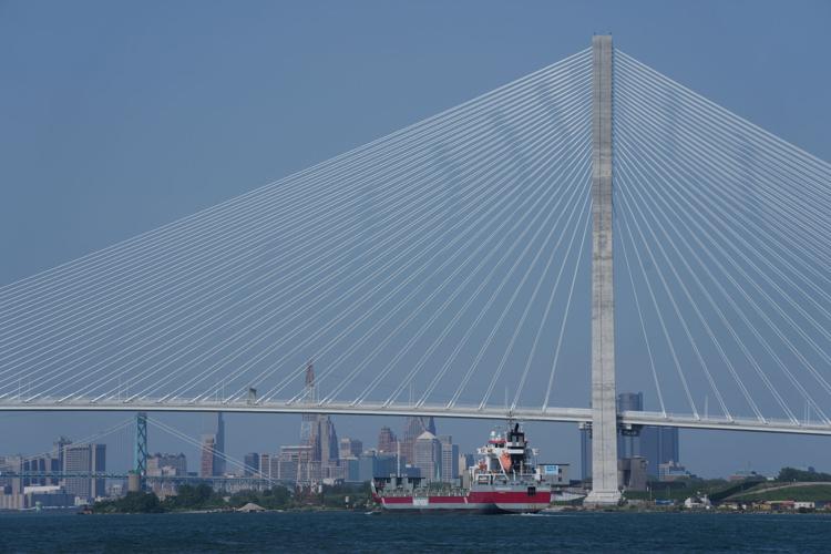 US Canada Detroit Bridge