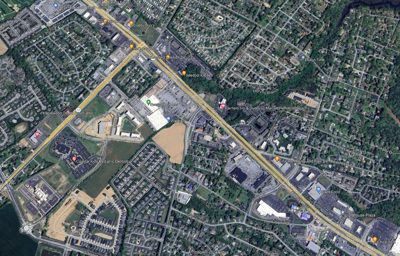 Old Landing Road map