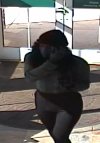 The suspect involved in the robbery of WSFS Bank. 