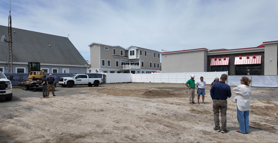 Lot of new town hall project