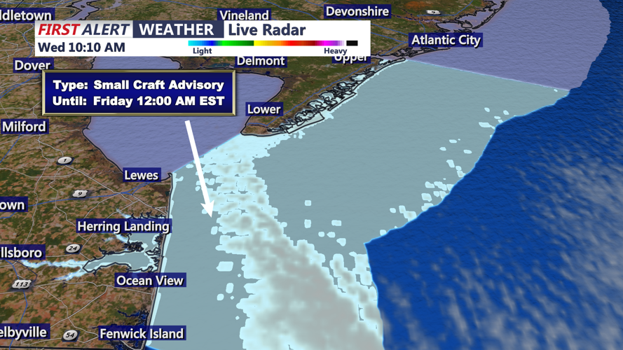 SMALL CRAFT ADVISORY - SUSSEX