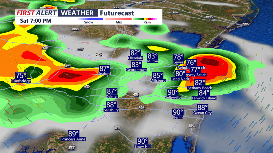 FUTURECAST OF RAIN/STORMS