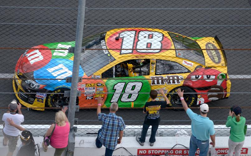 Gibbs Busch M&M Car Auto Racing