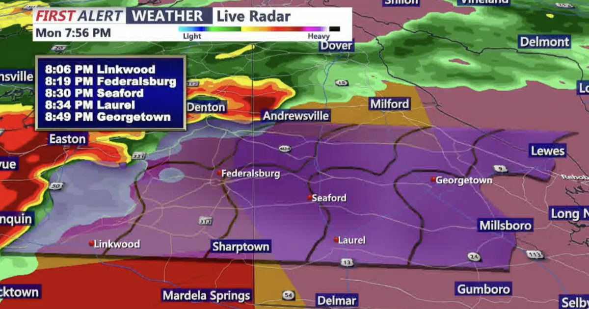 WATCH LIVE: Tracking tornado warnings on Delmarva