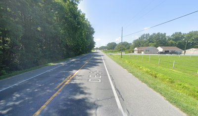 Delmar Road between Providence Church Road and Old Racetrack Road